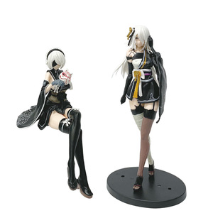 Figurines de dessin animé HESPER 17-21CM, statues <span class=keywords><strong>manga</strong></span>, NieR <span class=keywords><strong>Automata</strong></span>, Kimono 2B, figurines sexy pour filles, figurine PVC, figurine d'anime, jouets cadeaux pour adultes - Product Image 1