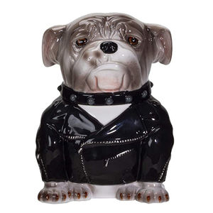 Pot à friandises pour chien en céramique, design européen, motif chiot dalmatien pompier, pour cadeau d'entreprise, accessoire de cuisine décoratif - Product Image 2