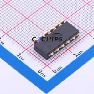 DSIC06TSGET DIP Switch SMD-12P,6x15.2mm Switch Flat Toggle, Groove Type Single Pole Single Throw 6 Gull Wing Type - Product Image 2