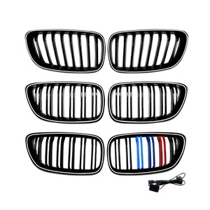 ฝาครอบกระจังหน้า BMW ซีรีส์ 2 รุ่น F22 F23 ปี 2014-2019 แบบ LED สามสี ลายเส้นเดี่ยว/คู่ พร้อมไฟส่องสว่าง สำหรับกันชนหน้า - Product Image 2