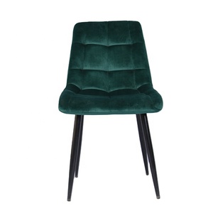 <strong>Low</strong> Price Nordic Design <strong>High</strong> Quality Padded Kitchen <strong>Chair</strong> Metal Legs Fabric Velvet Dining <strong>Chairs</strong> - Product Image 2