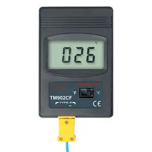 Fabrik Direkt verkauf Industrielles Digitales Thermometer mit K-TYPE Thermo element TM902CF