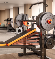 Banc de musculation pliable, lit de musculation multifonctionnel, équipement de fitness complet, rack de musculation en gros