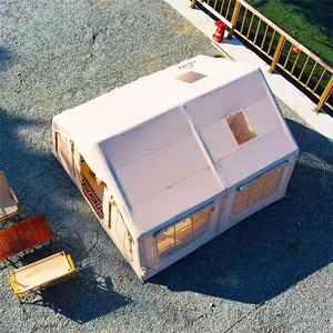 8-người xách tay Inflatable Đảng Lều Oxford vải một phòng ngủ cấu trúc cho cắm trại ngoài trời - Product Image 6