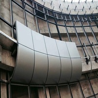 Revêtements et panneaux de façade extérieurs modernes en aluminium pour bâtiments commerciaux, centres commerciaux et hôtels, ignifuges et imperméables