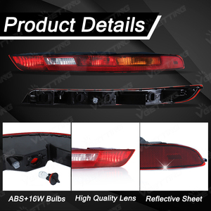 Lumière de réflecteur de pare-chocs arrière d'accessoire de voiture directe d'usine pour <span class=keywords><strong>Audi</strong></span> <span class=keywords><strong>Q3</strong></span> 2016 2017 2018 clignotant <span class=keywords><strong>feu</strong></span> arrière <span class=keywords><strong>feu</strong></span> de frein - Product Image 2