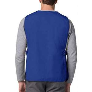 Celemek dapur 2 potong rompi poliester terlaris dengan tali pada kedua sisi membersihkan alas dada pembersih dapur - Product Image 4