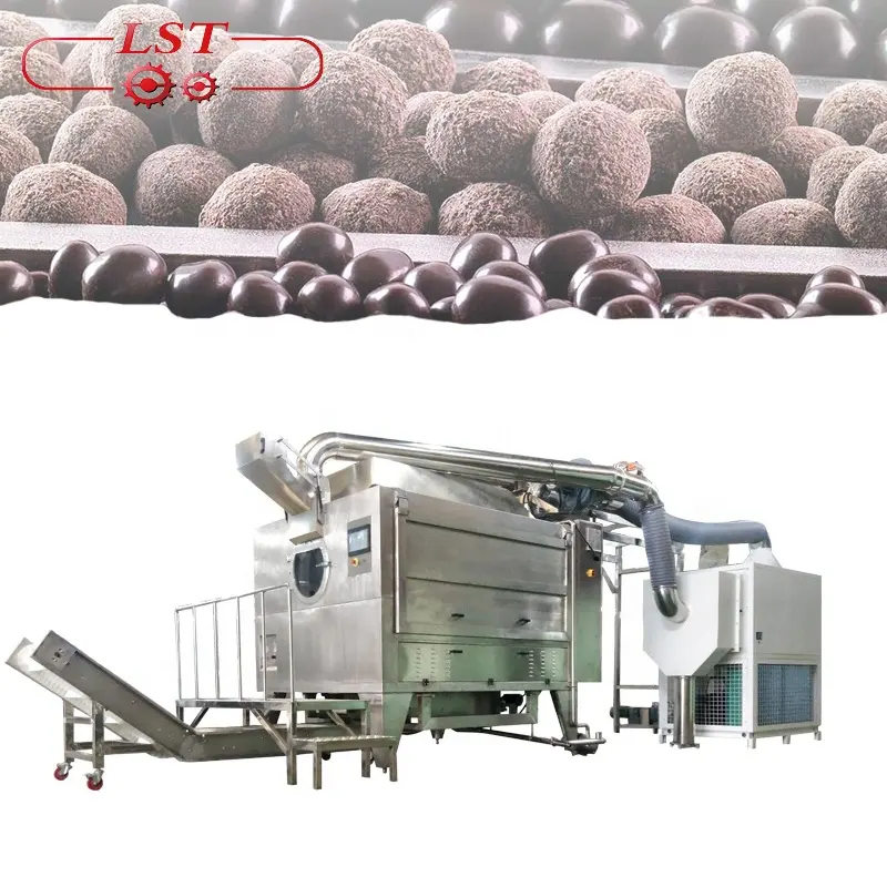 Full automatic cleaning system sugar coating production line chewing gum coating machine