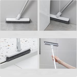 Cepillo para limpiar juntas de <span class=keywords><strong>suelo</strong></span> con mango largo y cerdas rígidas para azulejos, esquinas, alfombras, garajes, terrazas y suelos de ducha - Product Image 6
