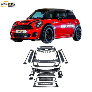 Kit de Carrocería para BMW <span class=keywords><strong>Mini</strong></span> R55 R56 R57 R58 <span class=keywords><strong>R59</strong></span>, Parachoques Delanteros y Traseros Estilo JCW Mejorados, Rejillas, Moldeo por Inyección, Material PP - Product Image 1