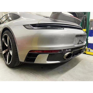 Kit de mise à niveau de lèvre arrière en fibre de carbone haute performance 2019-2024, fixation par boulons pour feux de brouillard, léger, neuf, pour 911 Carrera S 4S 992 - Product Image 5