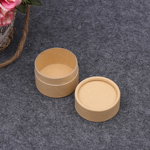 Cylindre personnalisé brun vide kraft papier personnalisé tube emballage boîte petite boîte en carton tube emballage pour <span class=keywords><strong>café</strong></span> - Product Image 4