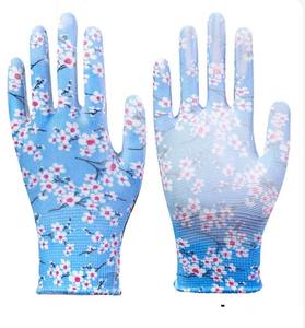 قفازات البستنة المخصصة قفازات السلامة المغلفة اللاتكس العمل البستنة مع نصائح حادة ، للحديقة في زهرة - Product Image 2