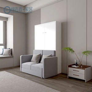 Sofá Murphy de tamaño doble, cama de pared, ahorro de espacio, muebles para el hogar, cama de pared plegable Invisible con sofá para sala de estar - Product Image 1