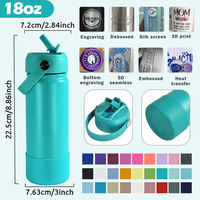 Gobelet isotherme OEM 18oz en acier inoxydable, double paroi sous vide, avec couvercle anti-déversement, pour accessoires automobiles et vente en gros aux détaillants