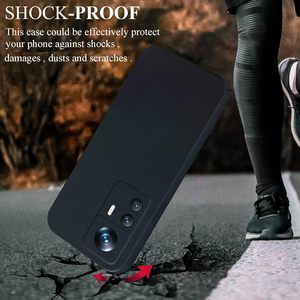 Coque de téléphone pour Xiao mi 12T Pro, étui de protection rigide en PC noir, mince et résistant aux chocs - Product Image 3