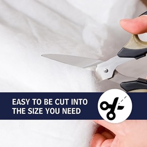 Ouate de polyester durable, douce et recyclée, lavable et durable pour le remplissage des projets de couettes et de vêtements d'hiver. - Product Image 6