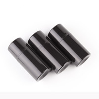 42 Dents Pompe Tête Mousse Bouteille Noir Bain Moussant Gel Mousse Nettoyant Pour Le Visage Snap-on PP Émulsion Split Cosmétique Airless Bouteille