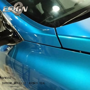 SUPREME METALLIC ATOMIC TEAL Self Adhesive Car <b>Wrap</b> Vinyl Sticker Film High Quality PVC Film - Product Image 5