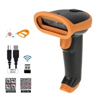 Lecteur de codes-barres portable filaire et sans fil USB 1D 2D QR Code