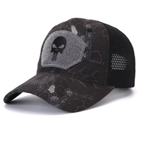 Nueva Llegada, Gorra de Camionero Unisex, Táctica, de Camuflaje, 6 Paneles, Malla de Algodón, Impermeable, Transpirable