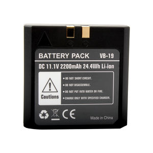 NOUVEAU 2200mAh VB18 VB-19 VB19 Batterie de remplacement pour GODOX V850 V860 V850II V860IIC V860IIN V860IIS V860IIF V860IIF NEEWER TT850 - Product Image 1