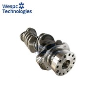 Vilebrequin WESPC T411539 en acier forgé pour Perkins 1106D 70TA CAT C7.1 Case New Holland FG Wilson Générateur