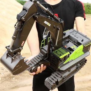 Huina 1593, Escala 1/14, 4 Canales, 2.4Ghz, Control Remoto de Plástico, 22CH, Rotación, Aleación, Verde, Camión de <span class=keywords><strong>Radiocontrol</strong></span>, Excavadora RC - Product Image 3