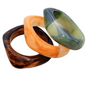 Newly Handmade Good Quality <b>Resin</b> Bangle Top Selling Customizable Newest Shape Custom <b>Resin</b> <b>Crafts</b> for woman from India - Product Image 5