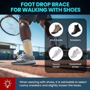 Drop Foot Brace mit Arch Support AFO Brace zum Gehen Entlasten Sie die Instabilität der unteren Gliedmaßen durch Foot Drop MS TBI - Product Image 4