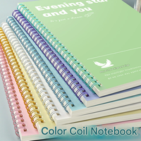 Carnets de notes scolaires B5 à spirale colorés personnalisables en gros pour fabricants