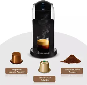 เครื่องชงกาแฟบาริสต้าแบบ3 in 1, 2023 1400W แบบอิตาลีปั๊ม15บาร์เอสเพรสโซ + Dolce Gusto + ผงกาแฟ