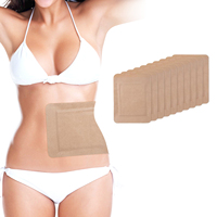 Packs d'huile de ricin auto-adhésive hautement absorbante enveloppant les patchs d'huile de ricin sans lavage Patch de bouton de ricin d'huile de ricin