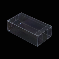 Boîte d'emballage en plastique transparente, boîte cadeau en PVC, boîte transparente