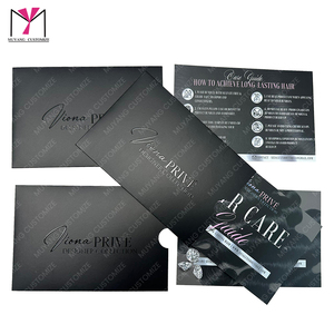 Juego de Tarjetas de Felicitación de la Colección de Diseñador MUYANG con Papel Recubierto, Color Personalizado, Impresión Digital, Acabado con Estampado en Caliente/Grabado - Product Image 6