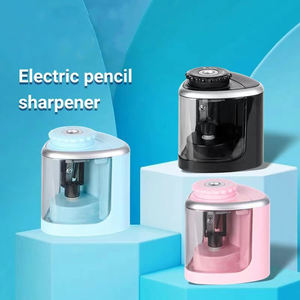 <span class=keywords><strong>Taille</strong></span>-crayons électriques semi-automatiques alimentés par 2 piles AA de logo personnalisé portable en gros pour les écoliers - Product Image 4