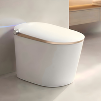 WC intelligent haut de gamme avec siège chauffant électrique, bidet intelligent à poser au sol pour salle de bain résidentielle haut de gamme