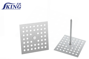 Clous d'isolation en acier robustes IKING avec rondelles à dôme pour fixation CVC - Product Image 2