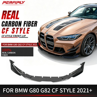 Kit de Conversión de Carrocería para Auto, Estilo Fibra de Carbono Seca, Lip Delantero para BMW M3 M4 G80 G82 G83 2021+, Splitter