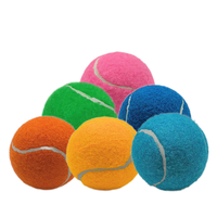Balles de tennis et de padel colorées de haute qualité, rebond élevé, laine naturelle et caoutchouc, durables, haute élasticité pour le padel et le tennis