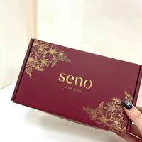 Cajas de Embalaje Personalizadas con Logotipo, Color Rojo, con Experiencia de Desempaquetado Agradable, Aptas para Transporte de Comercio Electrónico