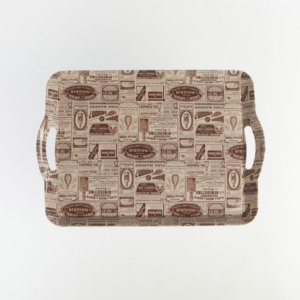 Custom Full Printing Dry Fruit <strong>Plastic</strong> <strong>Serving</strong> Tray With Handle - Product Image 6