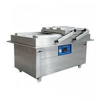 Équipement d'emballage sous vide automatique à double chambre à haute aspiration électrique XBF-700, économe en énergie, pour la conservation des aliments