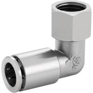 Raccord coudé pneumatique en laiton 1/4 pouce NPT à filetage mâle, connexion rapide à angle droit pour tuyau d'air - Product Image 1