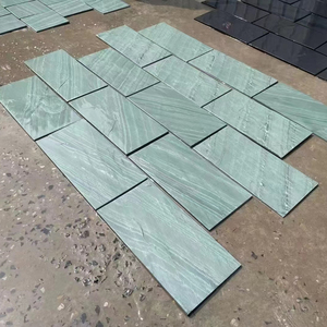 Esterno pietra naturale <span class=keywords><strong>ardesia</strong></span> verde pavimentazione/rivestimento murale - Product Image 1
