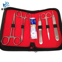 CETTIA KD970 Kit de Dissection Chirurgicale Vétérinaire, Instruments Généraux, Trousse de Suture pour Animaux de Compagnie