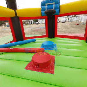 Structure gonflable géante multi-jeux pour l'extérieur, terrain de jeux, structure de terrain de sport gonflable - Product Image 2