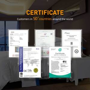 Bán buôn Hữu Cơ tre Lyocell Sheets Oeko-Tex 100% mềm mại và in gối trường hợp trong bầu trời màu xanh và sâu màu xanh cho mùa hè - Product Image 6