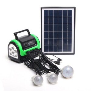 Sistema de Iluminación Solar para Exteriores de 5W con 3 <span class=keywords><strong>Bombillas</strong></span> LED Recargables, Ideal para Uso Fuera de la Red y como Respaldo de Energía en Emergencias - Product Image 5