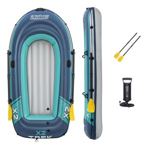 Bestway 61154 <span class=keywords><strong>Hydro</strong></span> <span class=keywords><strong>Force</strong></span> Trek X3 Juego de Balsas Inflables para 3 Personas, Bote Inflable de PVC de 2.94 m, <span class=keywords><strong>Kayak</strong></span> Inflable para Pesca - Product Image 2